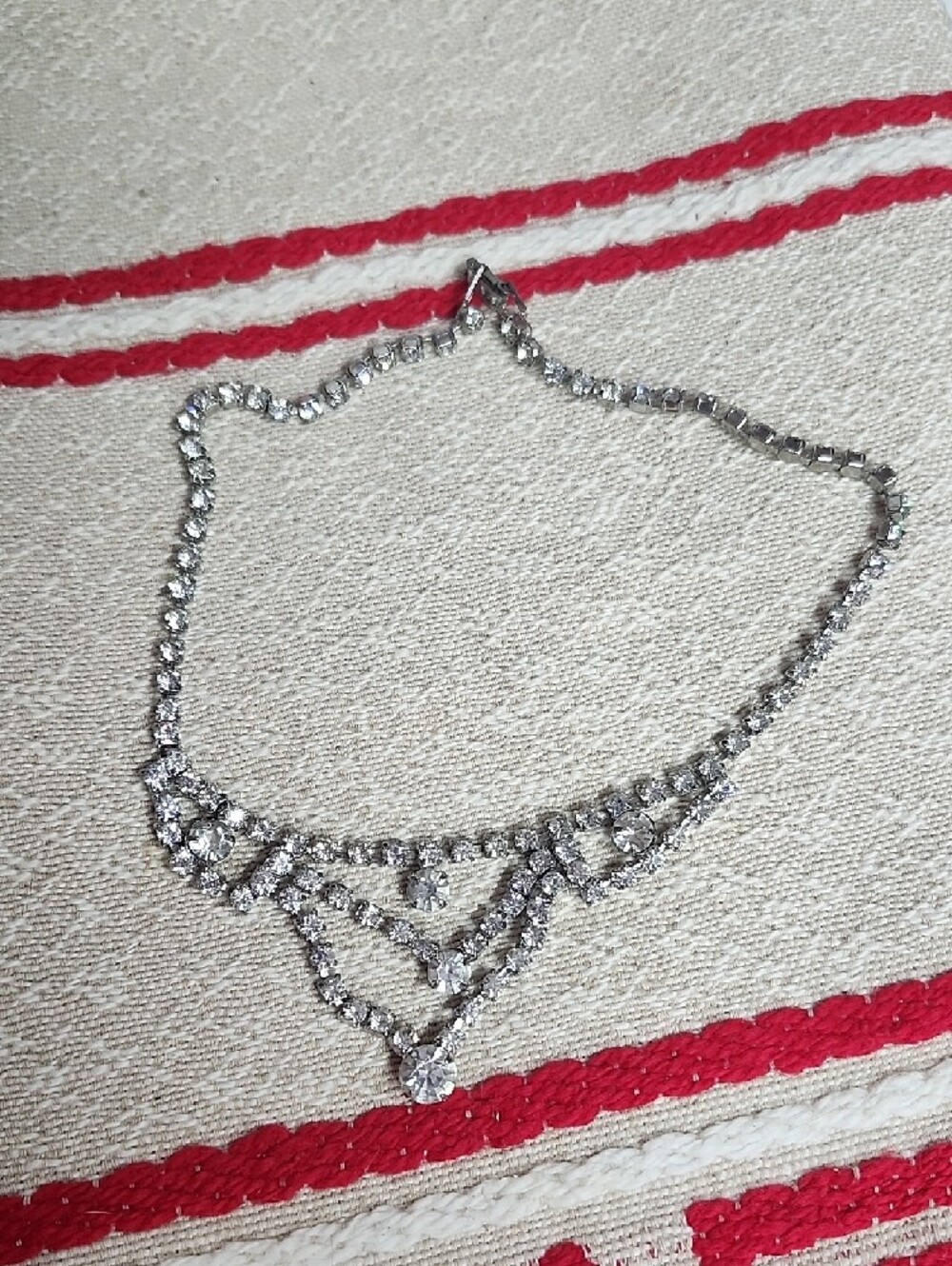 antique rhinestone necklace